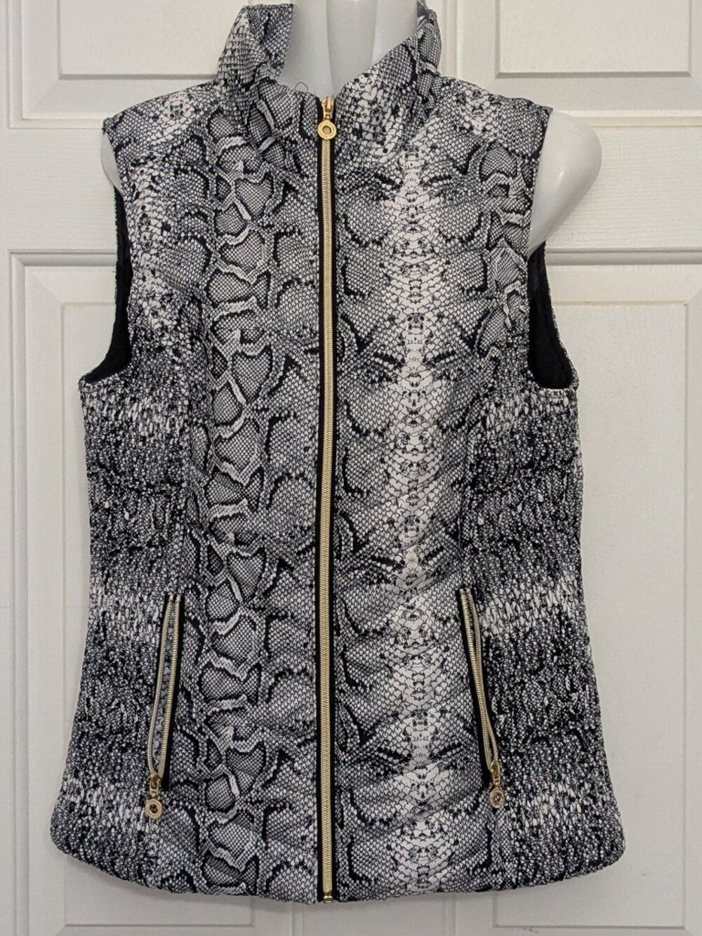 Marc New York Andrew Marc  Snake Vest Women Size M